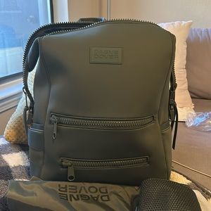 EUC DAGNEDOVER Large diaper backpack in Microchip. Very pretty green/slate